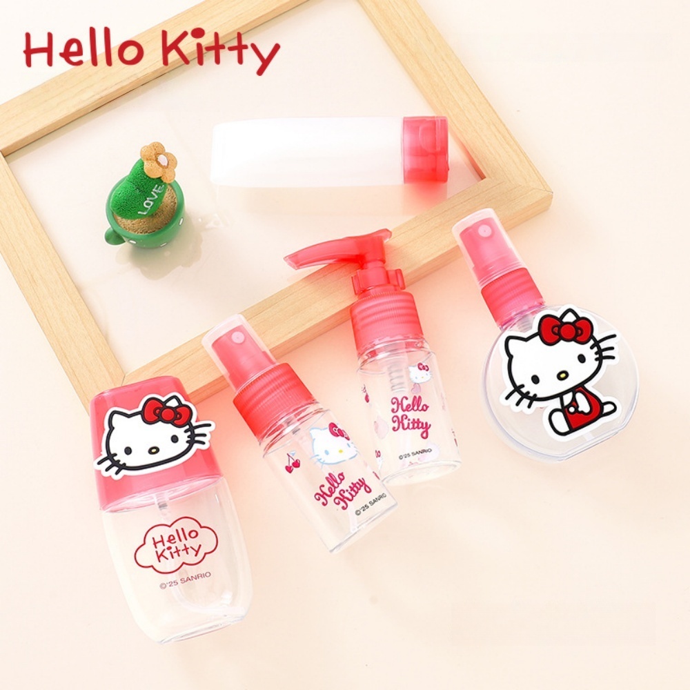 Perfume Fragrance Refill - 55/60/100 ミリリットル本物のサンリオプラスチック詰め替えボトル香水ボトルハローキティアトマイザー空のスプレーボトルポータブルトラベルツール