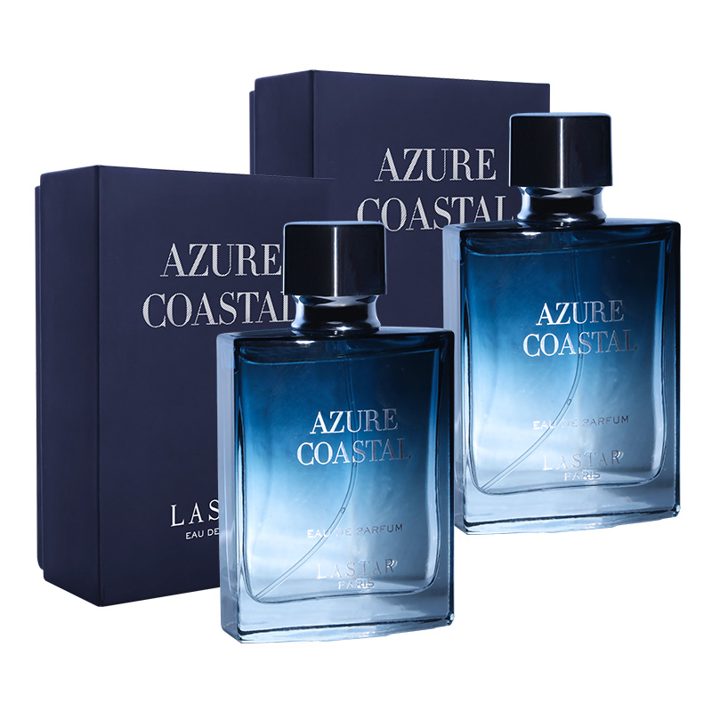Perfume New Fragrance - LASTAR メンズ香水、2本合計100ml/3.38fl.oz、ムスク、長持ちする香り、クリスマス/新年ギフト