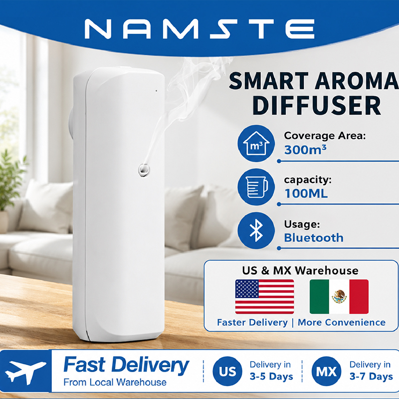NAMSTE アロマオイルディフューザー Bluetooth - Perfume Fragrance Diffuser のレビューと価格