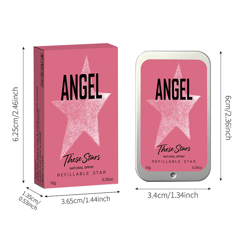 エンジェルスターソリッドパフュームクリーム、携帯用詰め替え式 - Perfume Fragrance Refill のレビューと価格