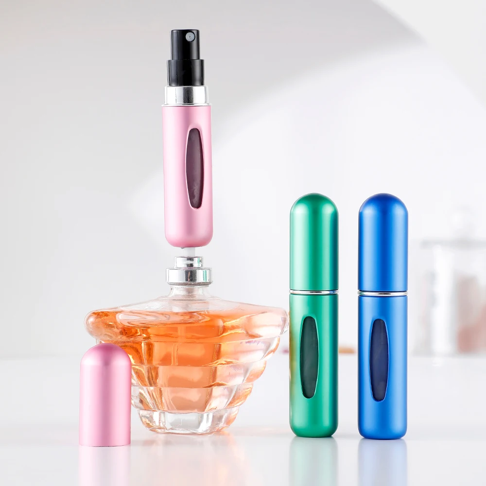 新しいホット5個セットポータブル5ミリリットル香水詰め替えボ - Perfume Fragrance Ingredients のレビューと価格