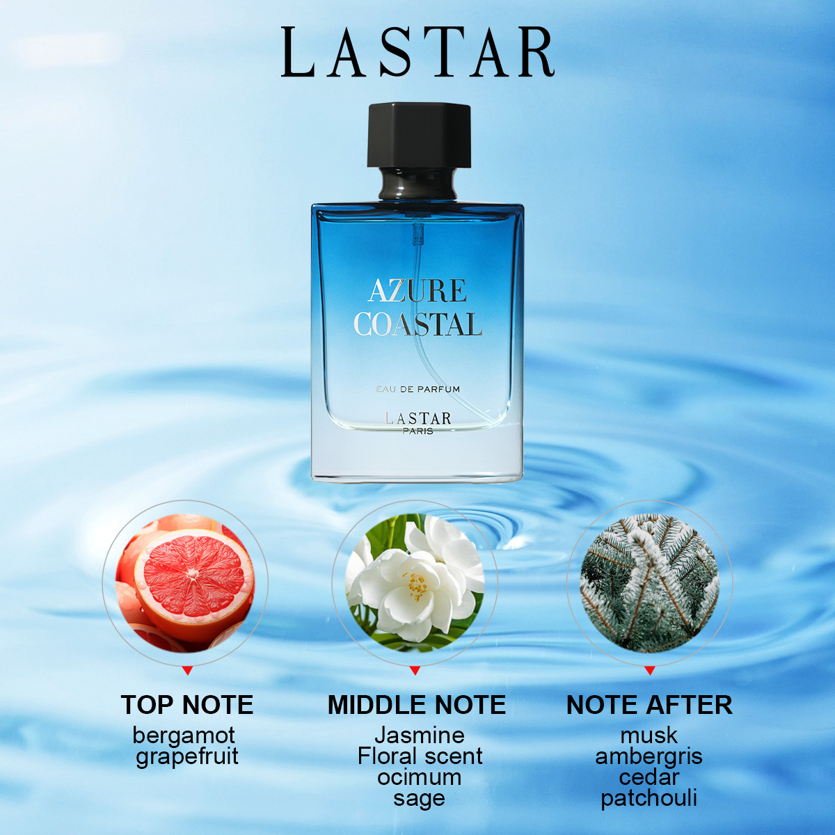 LASTAR メンズ香水、2本合計100ml/3.38fl. - Perfume New Fragrance のレビューと価格