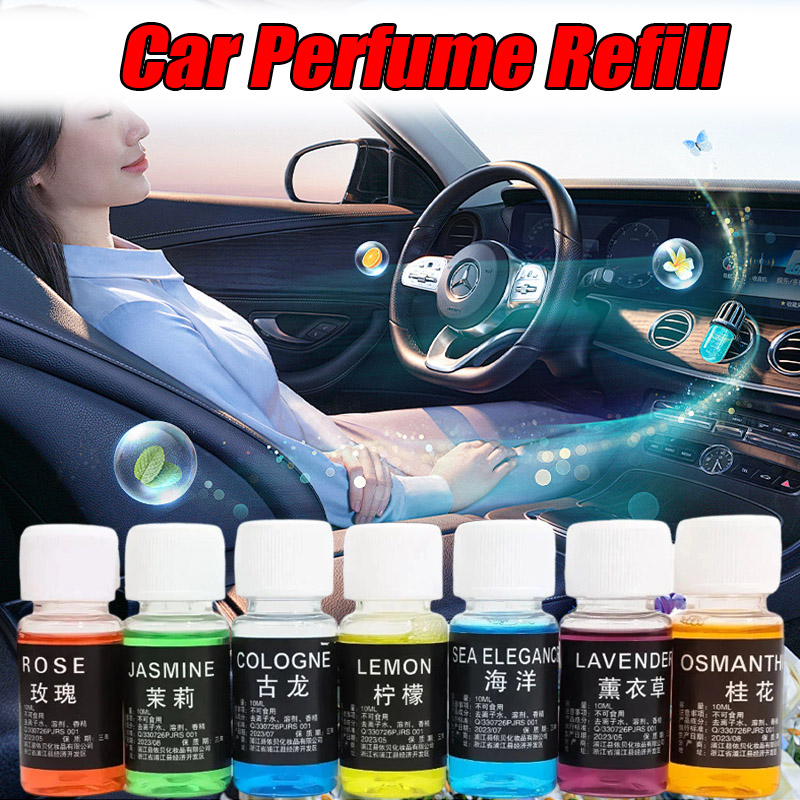 車の香水詰め替え液体エッセンシャルオイル芳香剤補充自動天然植 - Perfume Fragrance Refill のレビューと価格