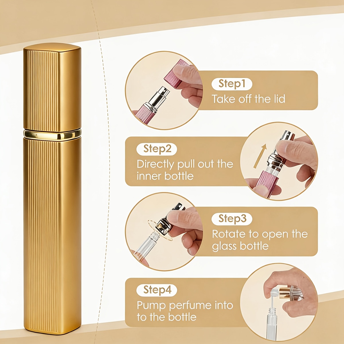 2点セット、12ml詰め替え可能な香水スプレーボトル、トナー - Perfume Fragrance Ingredients のレビューと価格