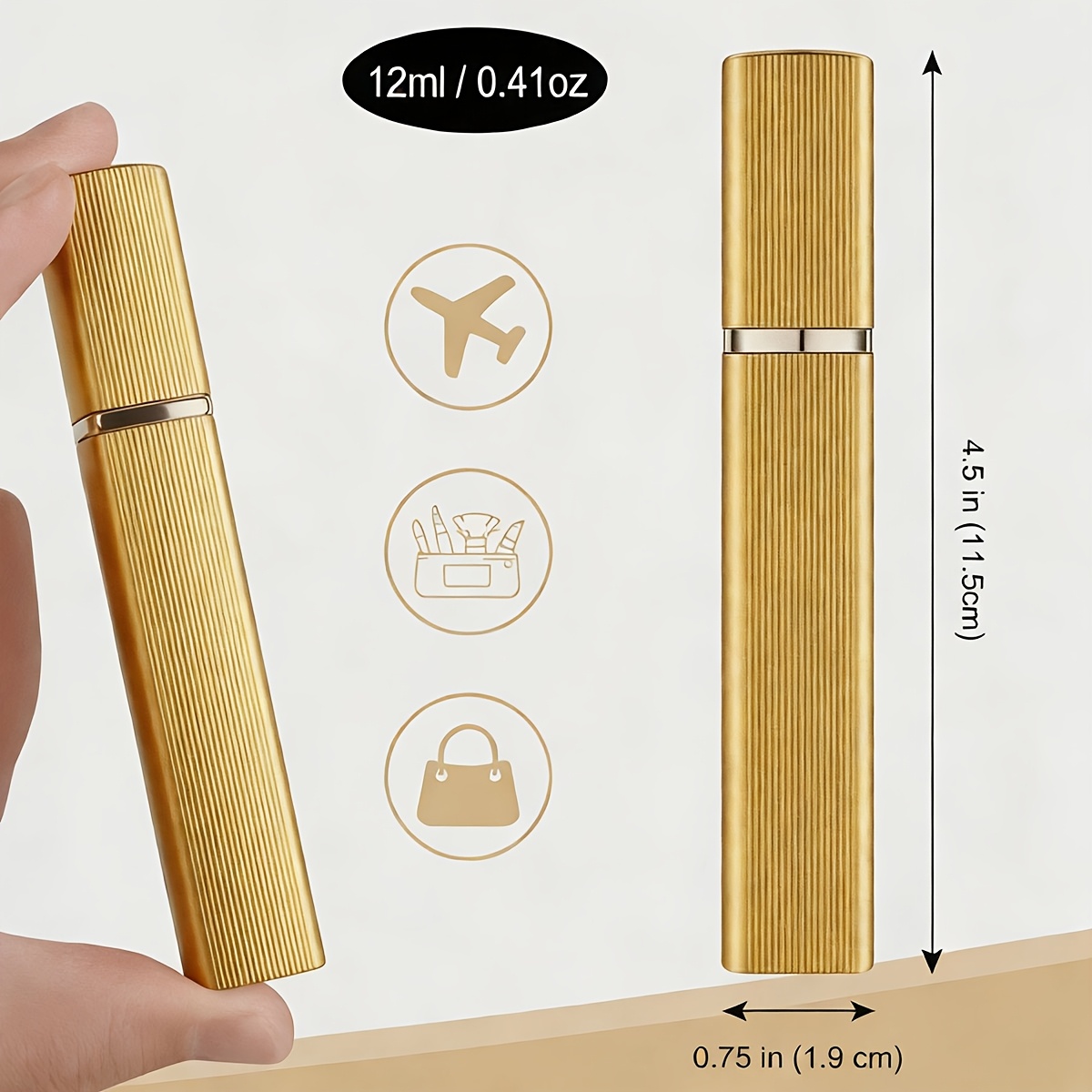 2点セット、12ml詰め替え可能な香水スプレーボトル、トナー - Perfume Fragrance Ingredients のレビューと価格