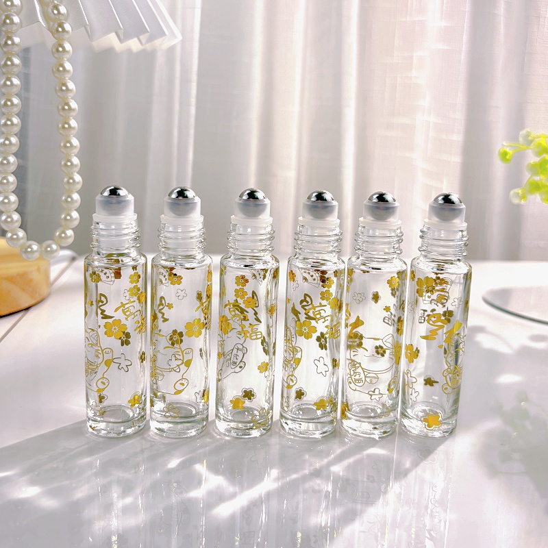 20個入り 10ml クリアガラスロールオンボトル ローラー - Attar Oil Roll On のレビューと価格