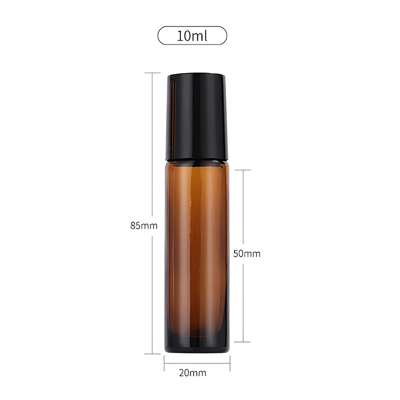 5 個 10/15 ミリリットル琥珀色ガラス空ロールオンボト - Attar Oil Roll On のレビューと価格